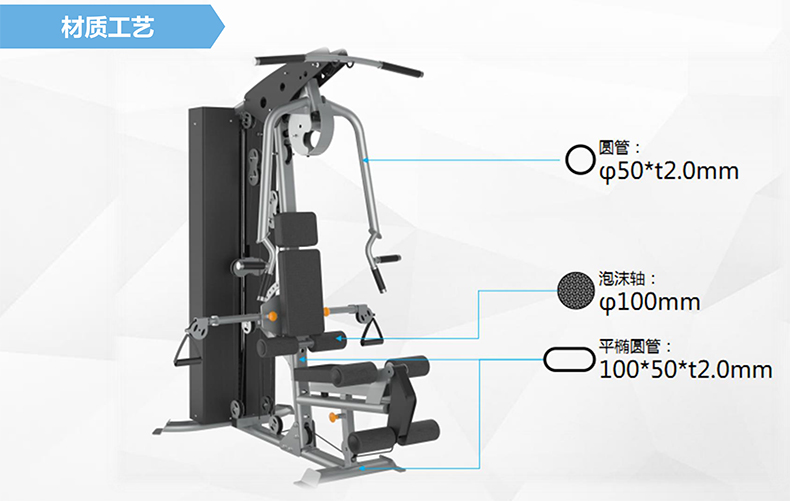 SH-G6501舒華單人站綜合訓練器