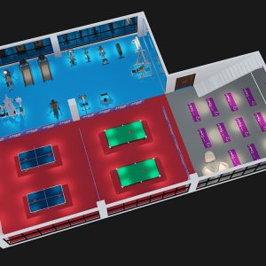深圳惠州學校健身房設計策劃
