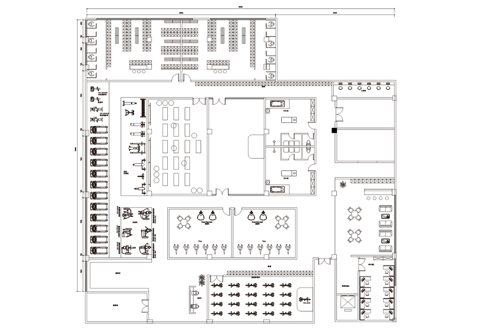 廣州深圳惠州地產會所健身房規劃方案