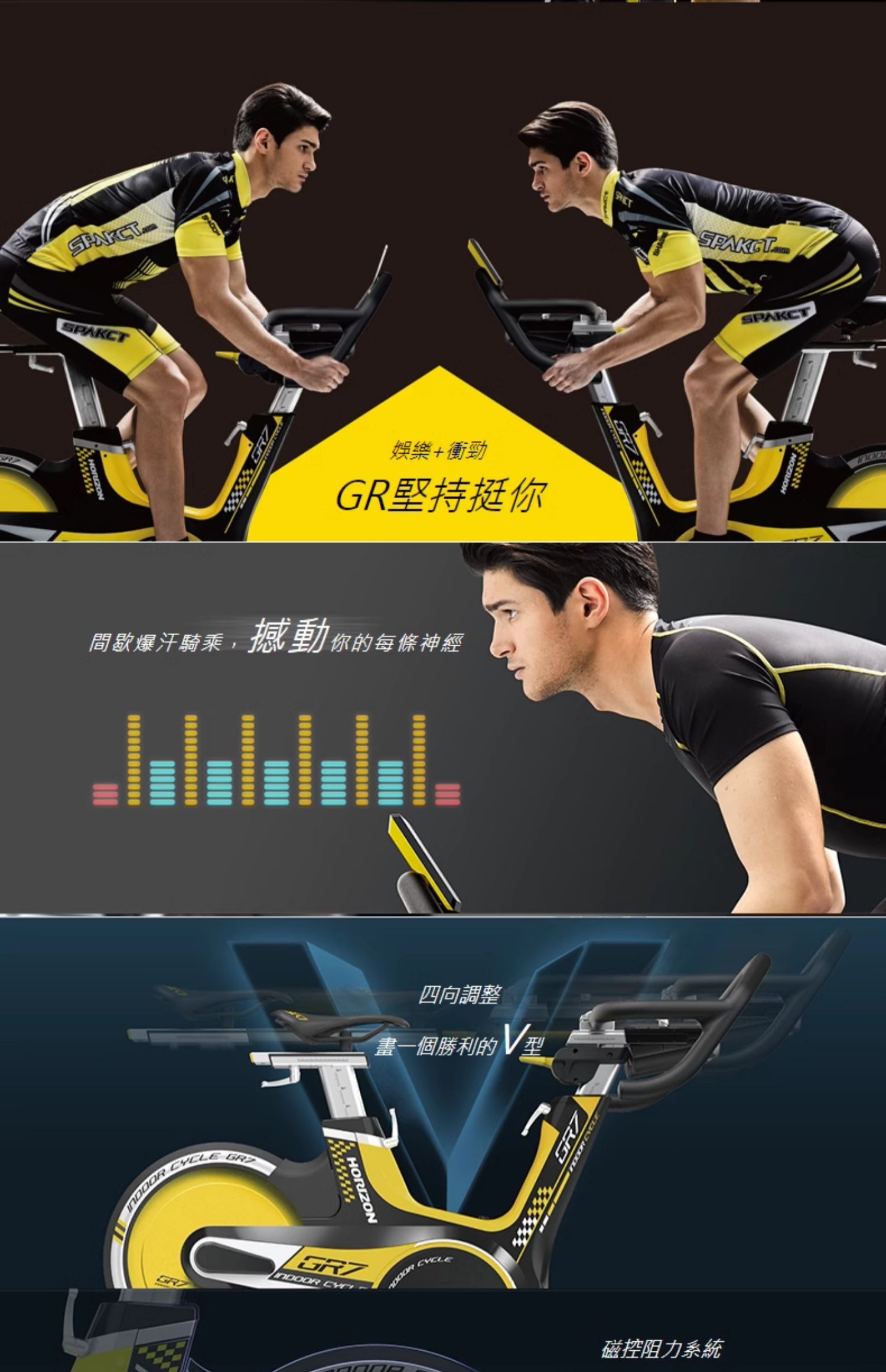 喬山GR7動(dòng)感單車(chē)室內(nèi)健身車(chē)